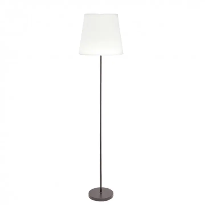 Lámpara de Pie FABRILAMP Maldivas 1xe27 Cromo/Blanco 40D - Diseño Elegante - 1