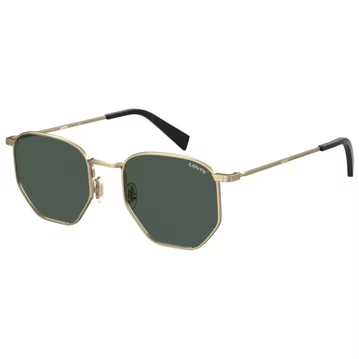 Gafas de Sol LV 1004/S, Marca Levi's, Forma Rectangular, Color del Marco Oro, Talla 51/20/145, Unisex - 1