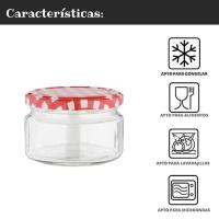 MundoTarros - Tarros de cristal con tapa de rosca de 140 ml + Ebook de 102 Recetas - Tarros para Postres, Yogur, Mermelada o Cremas. Frascos de Vidrio Resistentes y Estancos - Incluye Etiquetas - details 1