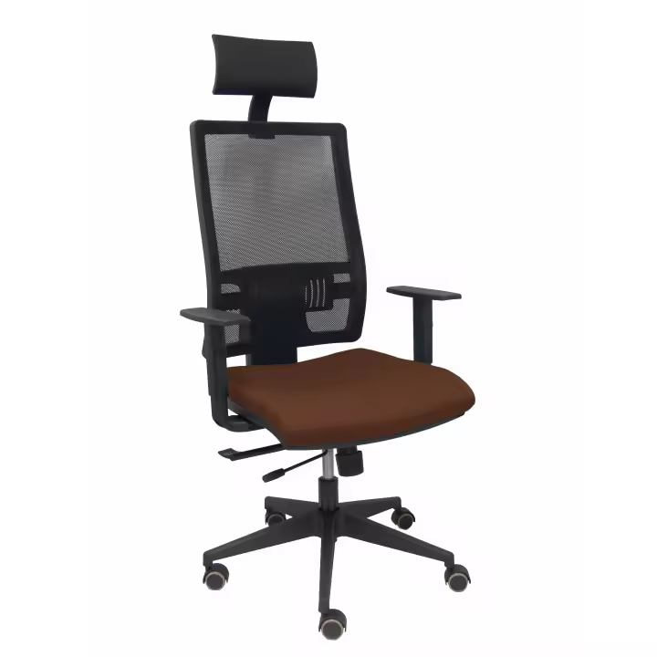Silla de Oficina Ergonómica Piqueras Y Crespo con Brazos Regulables y Cabecero, Diseño Moderno y Alta Calidad - 1