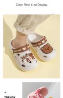 Zapatillas De Casa Para Niños Dibujos Animados Cómodas Y Seguras Antideslizantes Verano Diseño Nuevo Unisex PVC Cierre Redondo - details 11