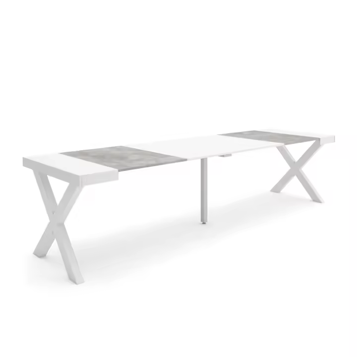 Skraut Home - Mesa Consola Extensible - Mesa Auxiliar - Tapa - 58/302x90cm - Práctica y Versátil - Estilo Moderno - Fácil Montaje - 1