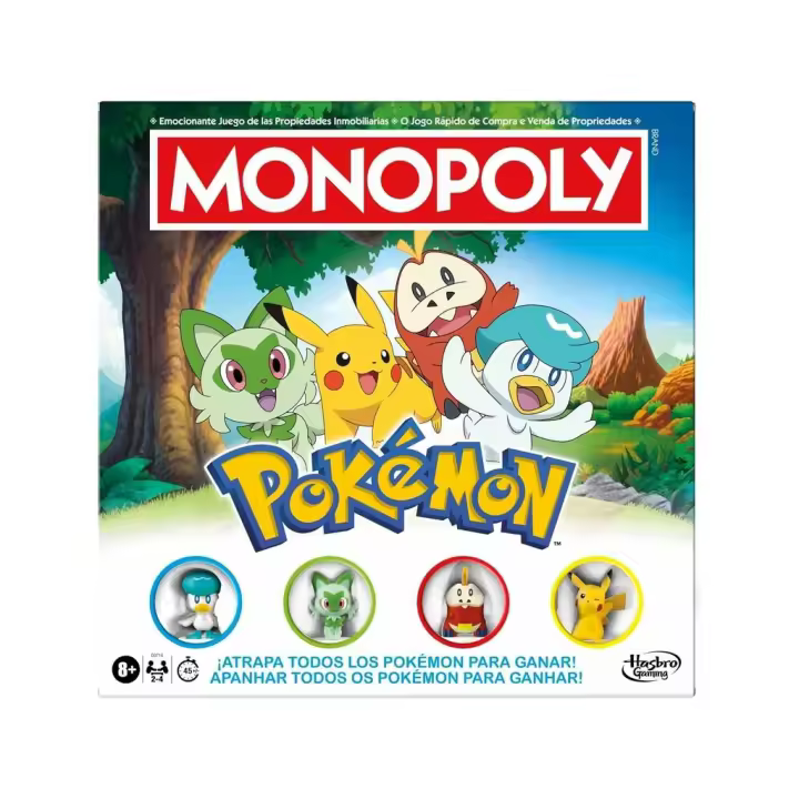 Monopoly Pokémon Juguetes Hasbro HASBRO - 1