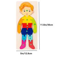 Rompecabezas De Madera Para Niños Con Temas De Dinosaurio Animal Y Tráfico Juguete De Puzzle Ideal Para Niños Y Niñas Regalo Ideal Adecuado Para Edad 3-6 Años - details 9