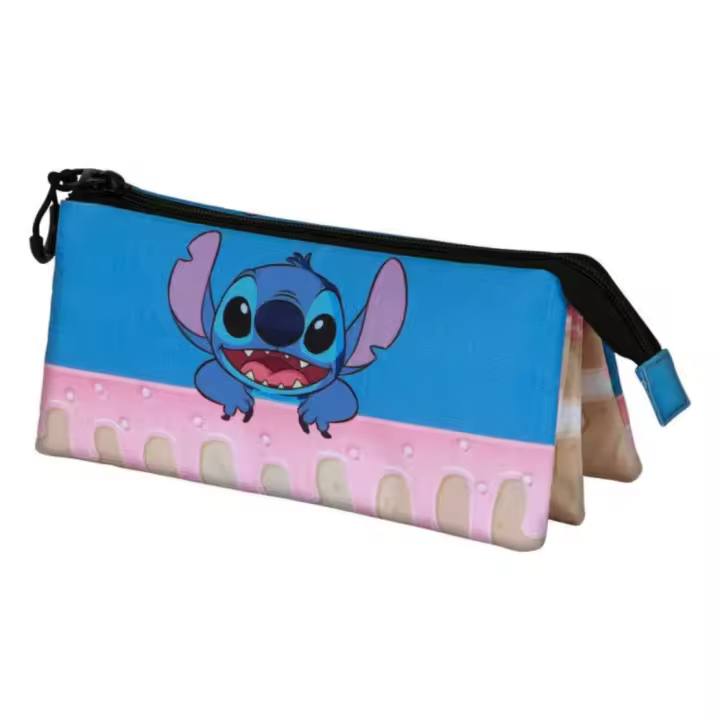 Estuche Portatodo Triple Fan Karactermania Disney Stitch Cake 23x11x7cm - 1