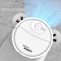 Robot Aspirador Automático Para Pisos Y Fregado Tamaño Portátil Recargable Tríptico De Limpieza Robot De Limpieza Inteligente - details 1