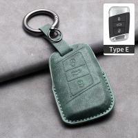 Funda De Leder Para Llave De Coche VW Volkswagen Golf 7 MK7 Tiguan MK2 Ateca Leon FR Ibiza Skoda Octavia Kodiaq Llavero De Cuero - details 10