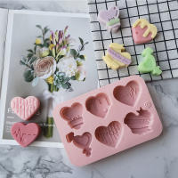 Molde De Silicona Para Chocolate Y Pasteles En Forma De Corazón Multicavity Regalo Para Hornear Y Hacer Candles Tamaño Pequeño - details 8