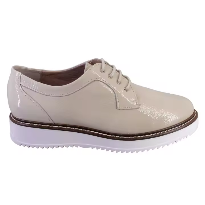PITILLOS 5732 Zapatos con cordones de mujer crema 524 - 1