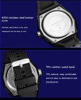 Reloj Deportivo De Lujo Para Hombre SANDA Dual-Display Quartz LED Digital Impermeable Cronógrafo Electrónico Con Pantalla LED Y Cuarzo - details 22