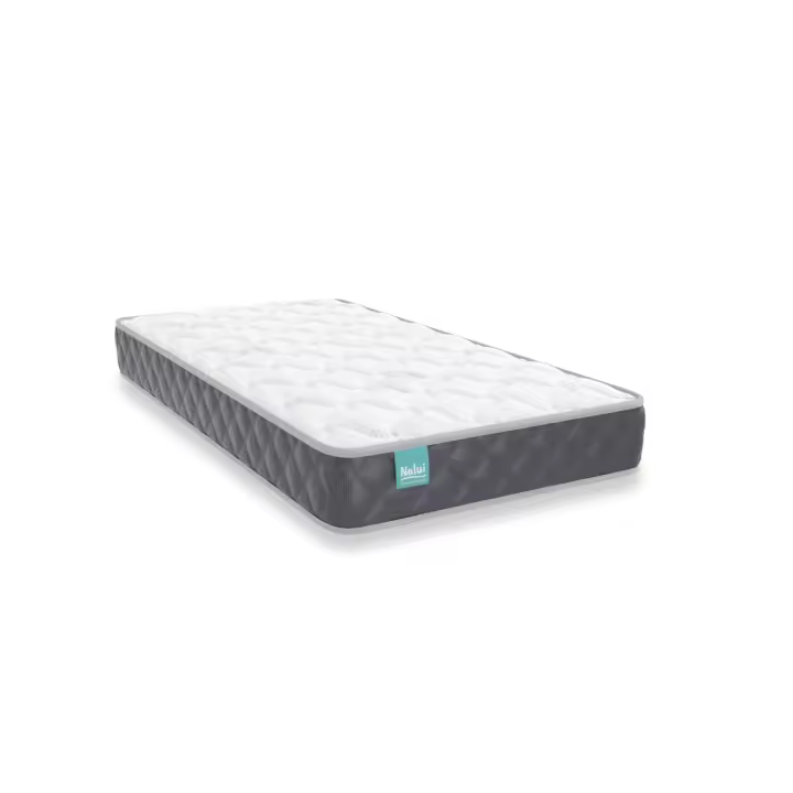 Nalui Colchón Cuna Baby Dreams Gris ±11cm | Certificado Oeko-Tex® | Hecho en España - 1