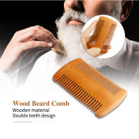 Cepillo De Barba Para Hombres Con Cerdas De Cerdo Natural Y Madera Cepillo De Afeitar Y Peine Para Bigote Set De Limpieza Incluye Bolsa De Regalo - details 3