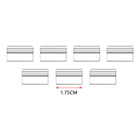 7Pcs Decorativos Pegatinas Para Botones De Elevación De Ventanas De Coche Para Ford Fiesta Ecosport Focus 3 4 MK3 MK4 2012-2015 Accesorios De Plástico - details 0