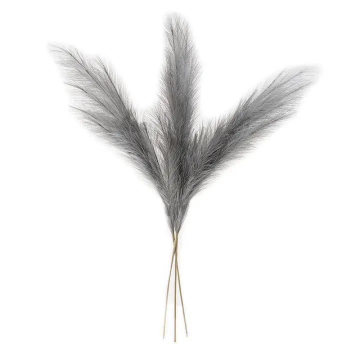 100cm Flores Artificiales De Pampas Boho Decoración Para Hogar Y Fiestas Arreglo Floral Suave De Seda Para Bodas Y Decoración De Mesa - 1