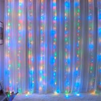 Luces De Encaje LED Para Ventanas Y Habitaciones Con Enchufe USB Decoración Festiva Para Bodas Navidades Y Año Nuevo - details 10
