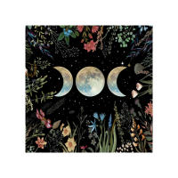 Mantel De Taro Lunar 1pc Decorativo Para Atracción Y Brujería Divination Astrológica Material Poliéster Sintético Forma Cuadrada - details 4