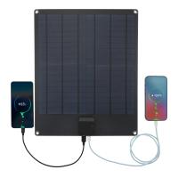 Panel Solar De 100W Con Carga USB Doble Y Celula De Silicio Policrystallino Para Batería De 12V Y Recarga De Teléfonos Móviles Para Camping Al Aire Libre Y Suministros De Energía Móvil - details 10