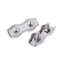 5Pcs Clip De Tornillo Para Cable De Acero Inoxidable M2-M5 Simplex 1/2-Post Calizador De Cuerda Simple Para Metalworking - details 7