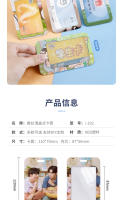 STRAYKIDS Lindo lavero con portataryetas deslizante con diseño de dibujos animados SKZOO, with Tapa protectora Integrada para tarjetas de identificación y autobús - details 2