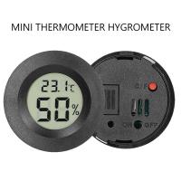 1PC Mini Termómetro Y Higrómetro Redondo Electrónico Para Interior Con Pantalla LCD Medidor De Temperatura Y Humedad Para El Hogar - details 0