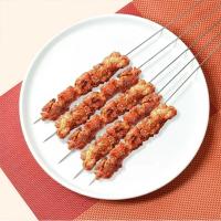 50Pcs Brochetas De Barbacoa Reutilizables Con Mango De Madera Acero Inoxidable Para Kebab Herramientas De Camping Al Aire Libre Y Picnic - details 14