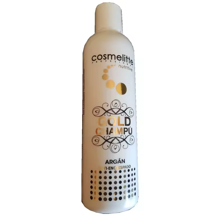 GOLD CHAMPÚ Cosmelitte 250ml - Champú reparador e hidratante de argán - 1