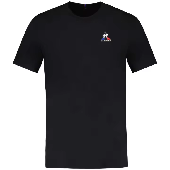 Camiseta de Manga Corta Le Coq Sportif Essentials para hombre en color negro - 1
