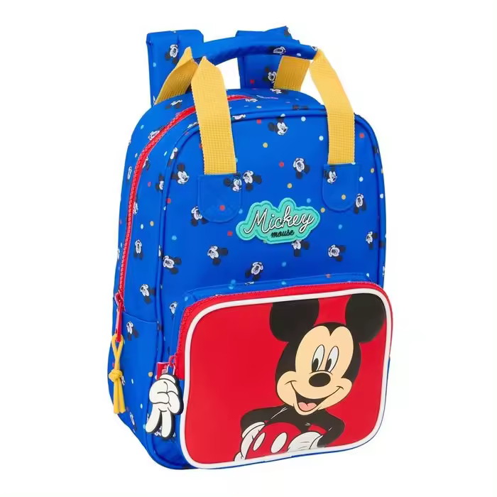 MOCHILA INFANTIL ADAPTABLE A CARRO MICKEY GOOD DAY – PRÁCTICA Y RESISTENTE - 1