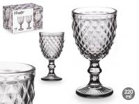 Arte Regal Set 6 Copas de diamante gris 220 ml - details 2