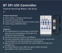 Tira De Luces LED WS2811 RGBIC Con Control Remoto Bluetooth Para Carreras De Caballos 5M 10M 20M 25M DC 24V Color Soñado SMD No Impermeable Para Sala De Estar - details 7
