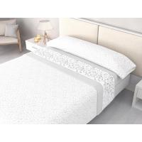 Juego de sábanas pirineo invierno 120 g – Isabelle Gris bajera 30 cm + largo 200 cm – camas 90 | 105 | 135 | 150 y 180 cm| Mercatienda.es - details 0