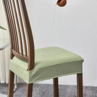 Cubiertas De Silla De Comedor En Cuero PU Impermeable Modernas Y Duraderas Antipolvo Para Hogar Y Hotel Cubierta De Cojín Elástica - details 55