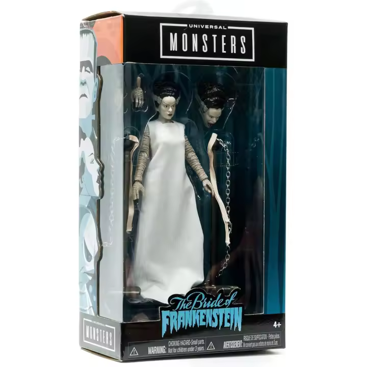 Figura LA NOVIA DE FRANKENSTEIN - 15 cm - Universal Monsters - Coleccionable - Alta calidad - JADA TOYS - Mayores de 4 años - 1