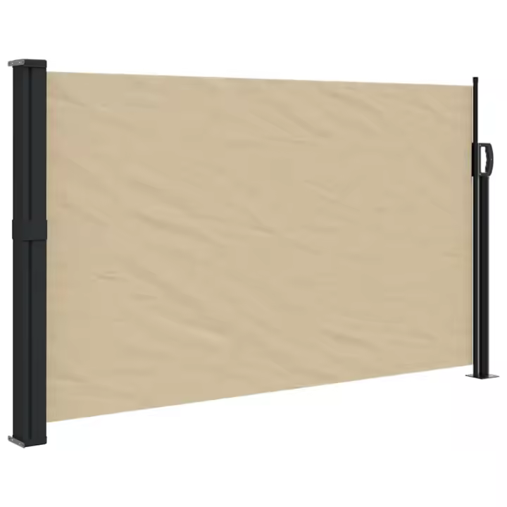 Toldo lateral retrácthil beige 120x500 cm - 1