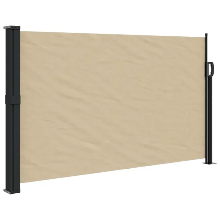 Toldo lateral retrácthil beige 120x500 cm - 1