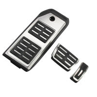 Placa De Estilo Para Pedal De Freno Y Acelerador Para Volkswagen VW TOUAREG 2019 2020 Adhesivo Antideslizante De Acero Inoxidable - details 0