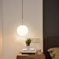 Lámpara Colgante Moderna Nórdica De PVC Dorado Para Restaurante Café Mesa De Comedor Barra Decoración De Lateral De Cama Chandelier Sencillo - details 0