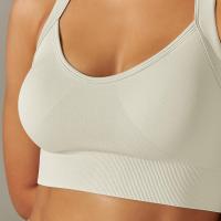 Sujetador de Yoga sin costura para Mujer, Top short Deportivo with neumáticos anchos y espalda Cruzada, Chaleco Deportivo para Gimnasio, Top Liso para entrenamiento y Correr - details 11