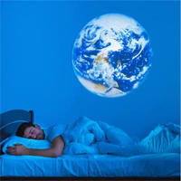 Lámpara De Noche Proyectora De Luna Y Planetas Recargable Iluminación Estelar Para Decoración De Habitación Infantil Luz LED Atmosférica - details 3