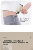 Pistola de Masaje Profesional 6 Velocidades,4 Cabezales Intercambiables,Tecnología Silenciosa,Portátil para Músculos y Articulaciones - details 13