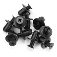 Clavos De Plástico Para Puerta 8mm Agujero Universal Negro Auto Retenci\u00f3n De Clip De Presi\u00f3n Accesorios De Automoci\u00f3n - details 4