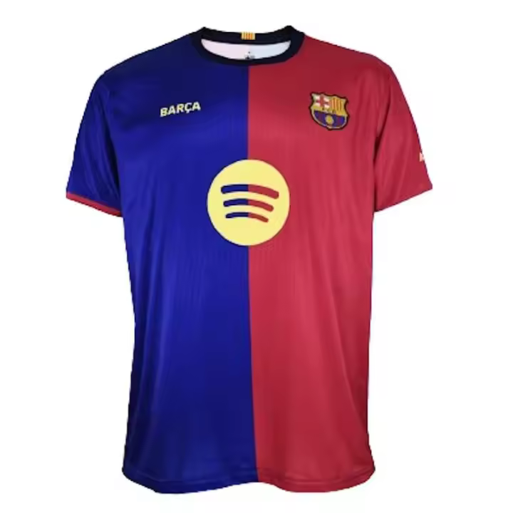 FC Barcelona Camiseta Primera Equipación Temporada 24/25 - Réplica con Licencia Oficial - Talla Adulto - 1