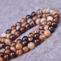 Bolas De Agate Natural Con Estampado De Café Para Hacer Joyas Pulseras Collares Y Aretes (Cordón No Incluido) - details 5