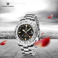 Reloj Mecánico Automático Para Hombre PAGANI DESIGN 2024 GMT Retroclásico Acero Inoxidable 200m Impermeable Con Calendario Completo Y Múltiples Zonas Horarias - details 5