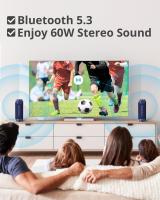 Altavoz Portátil Tronsmart T7 máximo 36W Bluetooth 5.3, luces LED y protección IPX7 contra el agua, potente bajo con sonido estéreo de alta fidelidad 360°, altavoz inalámbrico para exteriores con ecualizador para fiestas y viajes, color azul - details 7