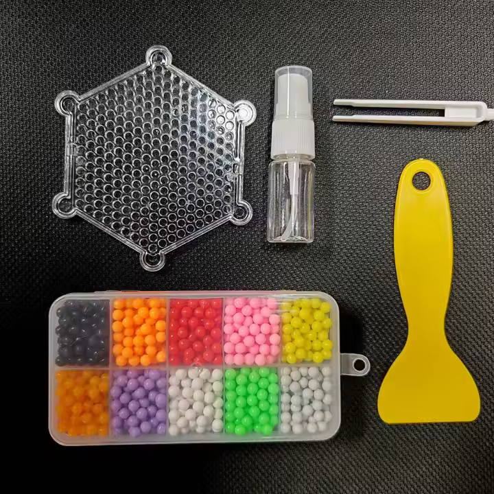 Juguete Educativo DIY De 10 Colores Con 1000 Bolas De Mist Mágicas Para Niños Juego De Puzzle Manual Para Desarrollar Habilidades Intelectuales - 1