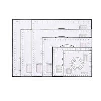 Mantel De Silicona Para Hornear De Tamaño Oversize 80/70/60cm Paño De Amasar Y Rolar Para Pastelería Antideslizante No Adhiere Para Pizza Y Crepes - details 7