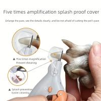 Tijeras De Uñas LED Para Mascotas - Magnificación 5x Para Cortar Uñas De Perros Y Gatos Material Acero Inoxidable - details 5