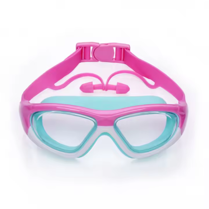 Gafas De Natación Para Niños Y Niñas Antiniebla Y Impermeables Con Marco Grande Equipamiento Deportivo Para Estudiantes - 1