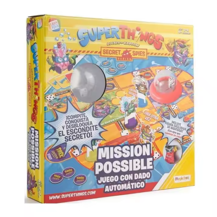 Cefa Superthings Juego Mission Possible - Desbloquea The Secret Hideout - Ultra-Rare Nightcoat - 1